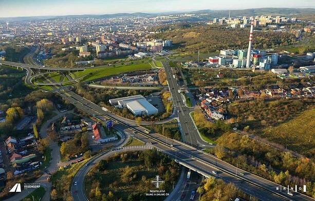 BRNO, I/42 VMO MÚK OSTRAVSKÁ RADIÁLA | PK OSSENDORF