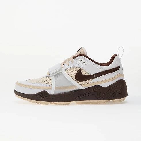Pánské tenisky a boty Nike x Travis Scott Zoom Field Jaxx White/ Lt Chocolate-White