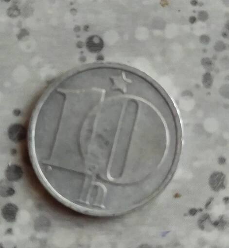10 halířu Česká 1980,1981.1982,1984,1985,1986,1987,1988,1989,