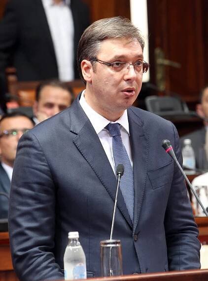 Serbian PM Aleksandar Vucic said refugees were 'safe and welcome' in his country