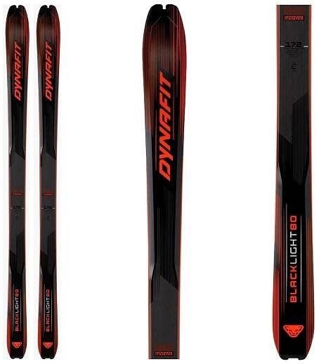 Skialpové lyže DYNAFIT Blacklight 80 Black/Orange