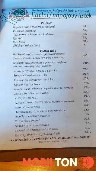 Raťkovský Šenk - Raťkov 200 - restaurace v raťkov 200