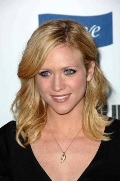 Brittany Snow was at the 2008 Glamour Reel Moments Gala in Directors Guild of America, Los Angeles, CA on October 14, 2008.

<p>She elevated her simple black dress with a shoulder-length tousled and layered hairstyle.