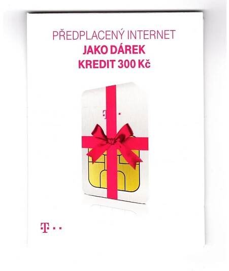 T-Mobile datová SIM karta 200Kč + 100Kč bonus
