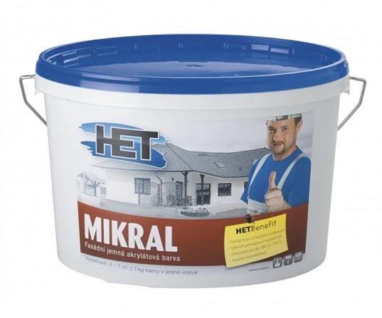 Barva fasádní Mikral 100 15kg - HET - Stavebniny Liberec Jiří Růžička