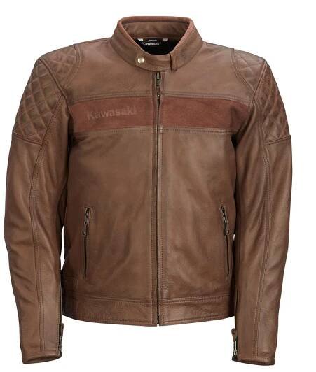 London Brown Leather Jacket Male | 2022 | Kawasaki