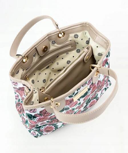 MONNARI Klasická dámská taška s květinovým vzorem Shopper přes rameno Jaro Léto Kód výrobce BAG2090-M15