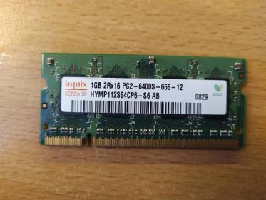 RAM Modul Hynix 1GB 2Rx16 PC2-6400S-666-12 HYMP112S64CP6-S6 AB