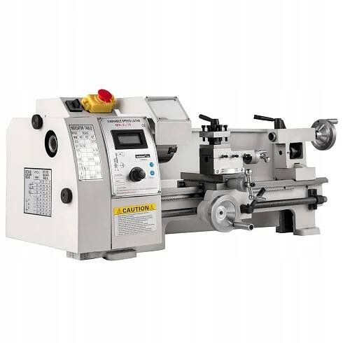 Mini kovový soustruh 8x14 2250 PRM 600W s proměnnou rychlostí, frézování a soustružení