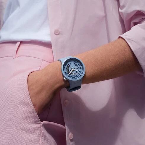 Hodinky Swatch Bioceramic C-Blue SB03N100