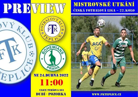 MUŽI B - Týdenní plán: 18. 4. - 24. 4. 2022 | FK Teplice
