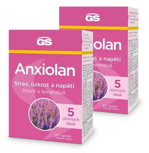 GS Anxiolan s levandulí, 90 tablet