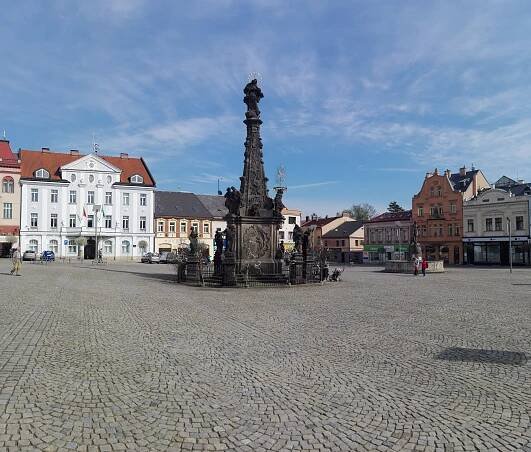 Marianský sloup, Dvůr Králové nad Labem - Historické památky - Podkrkonoší - Dvůr Králové nad Labem