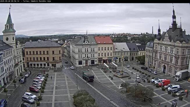 Severočeské kamery - Webkamera Turnov - náměstí Českého ráje