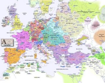 europe map 1500