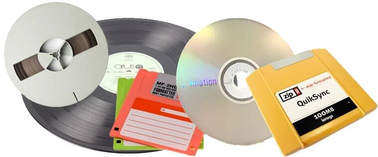 Digitalizace a čtení a přepis ZIP mechaniky, LP desky, Floppy diskety, DVD