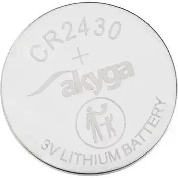 Akyga knoflíkový článek CR 2430 3 V 1 ks 280 mAh Li-MnO2 CR2430