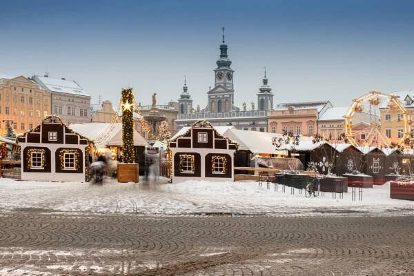 Vánoce ve městě České Budějovice