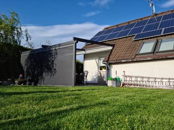 Pergola Eva, okres Rychnov nad Kněžnou | Atypy s.r.o. - dodáváme hliníkové pergoly se stahovací střechou (www.atypy.cz)