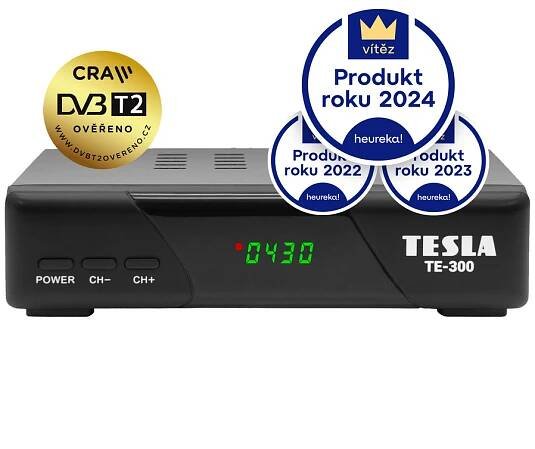 Set-top box Tesla TE-300 černý | DATART