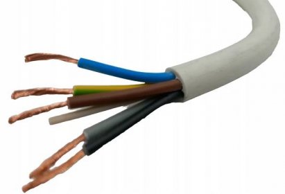 Kabelový kabel 5x4 300/500V 1m