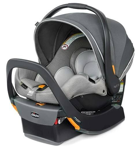 Chicco KeyFit 35 Zip ClearTex Infant Car Seat and Base with Zip Shield