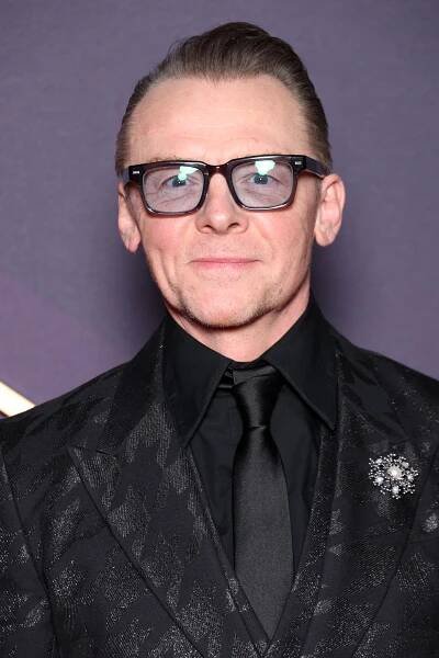 Simon Pegg at the EE BAFTA Film Awards.