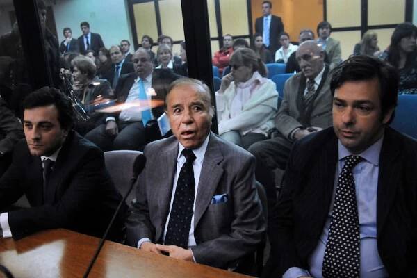 Former Argentinean president Carlos Menem in 2011.