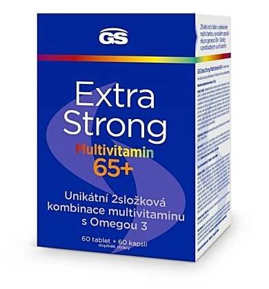 GS Extra Strong Multivitamin 65+,  60 tablet + 60 kapslí
