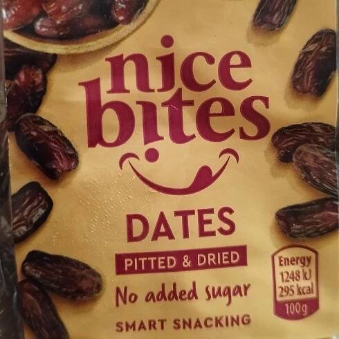 Dates pitted & dried Nice Bites
