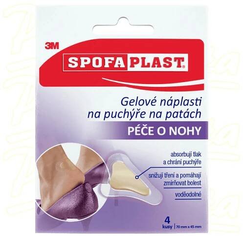 3M Spofaplast 912N Gel.nápl.puchýře na patách 4ks
