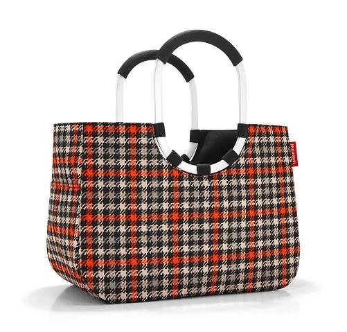 Nákupní taška LOOPSHOPPER L glencheck red_2