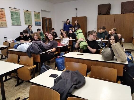 Spaní tercie ve škole | Gymnázium T. G. Masaryka Zastávka