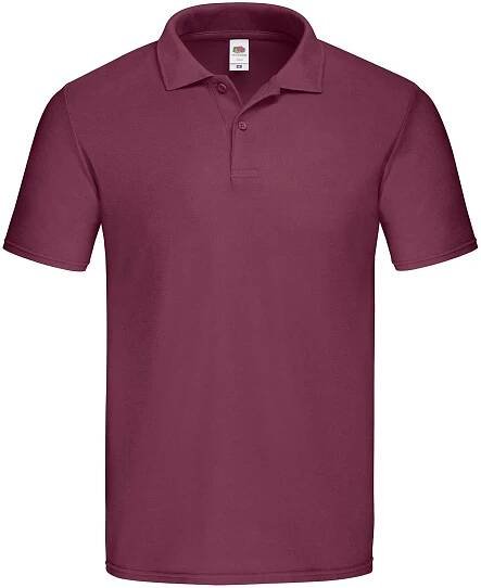 Pánská polokošile Fruit of the Loom Original Polo, Burgundy