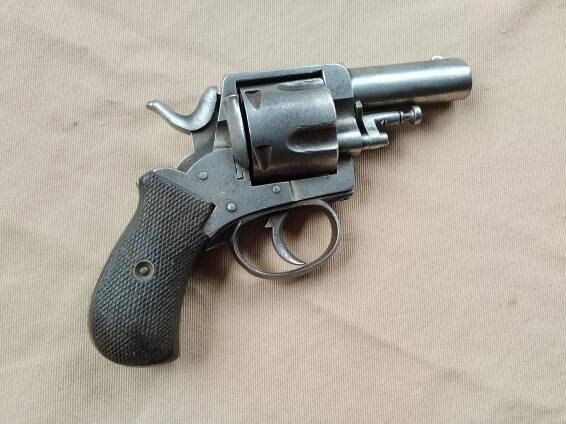 SA/DA revolver BRITISH BULL DOG, VELKÁ RÁŽE- CAL. 44 SW Russian CF!!! - Sběratelské zbraně
