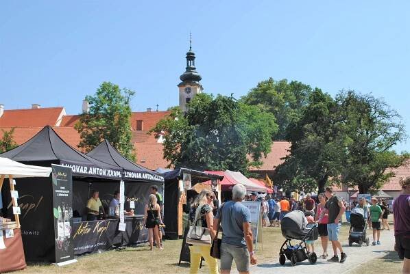 Borůvkobraní v Borovanech přilákalo tisíce lidí. Padly na něj čtyři tuny borůvek