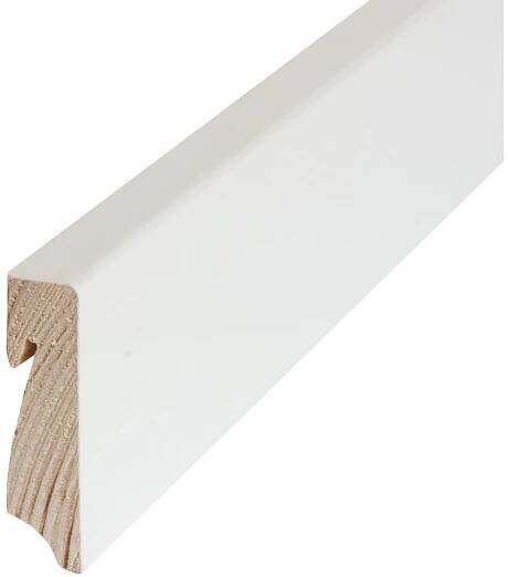 Döllken Soklová lišta, masivní dřevo, bílá, 58 x 16 x 2400 mm nakoupit u OBI