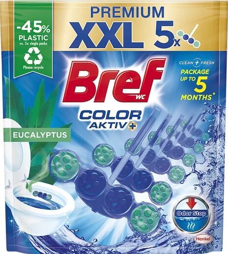 WC blok Color Aktiv Eucalyptus 5x50 g, 1 ks