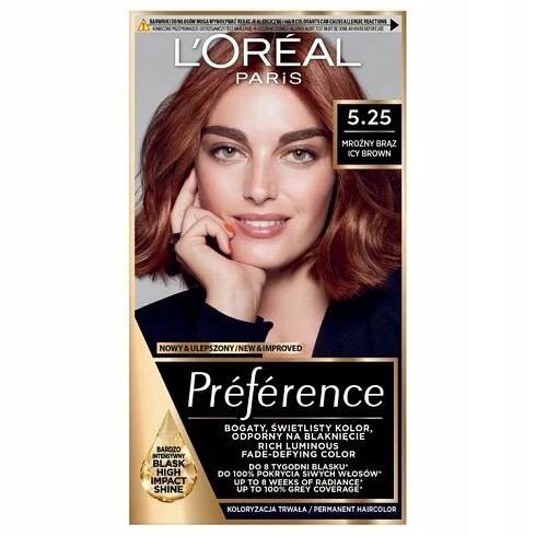 L'Oréal Paris Preference barva na vlasy M2 5.25 Antigua Mrazivý bronz