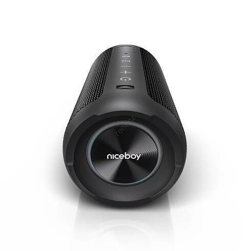 Niceboy Orion - LED Bezdrátový reproduktor s mikrofonem 24W/2200 mAh IPX7 černá