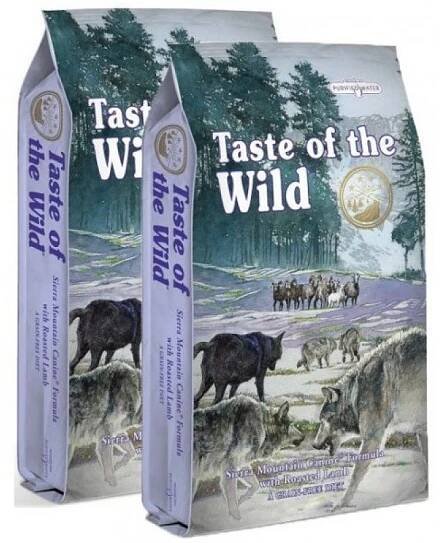 2x TASTE OF THE WILD Sierra Mountain Canine 5,6kg