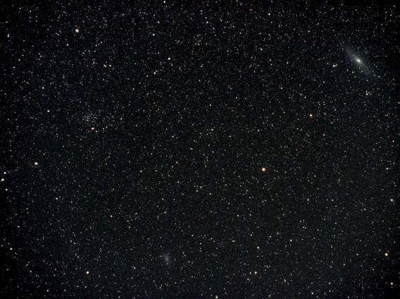 Andromeda a Trojúhelník