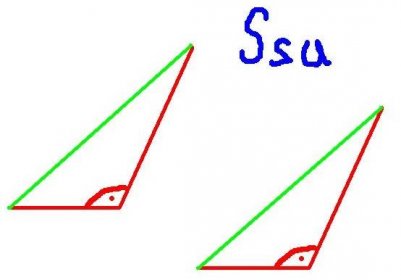 Věta Ssu o shodnosti trojúhelníku #2