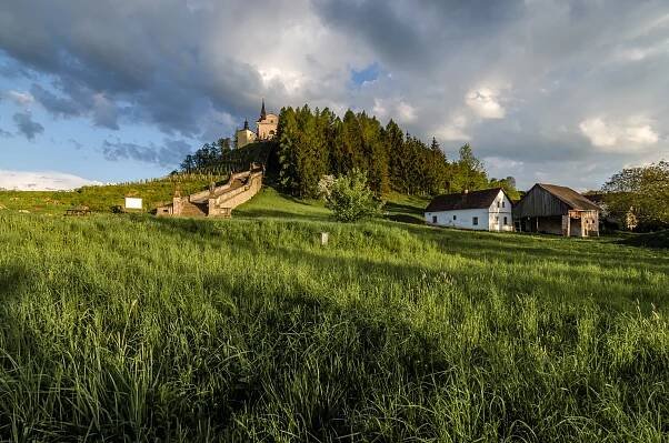 Poutní kostel Homole - Sakrální stavby - Orlické hory a Podorlicko - Borovnice