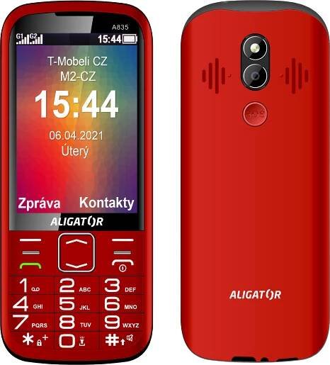 Aligator A835 Senior červený