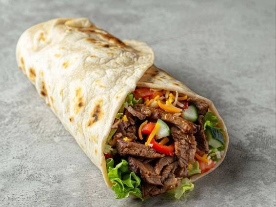 Lamb shawarma.