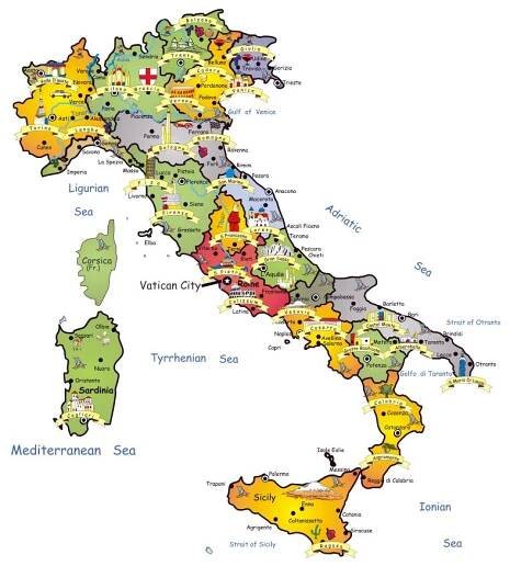 Maps of Italy | Collection of maps of Italy | Europe | Mapsland | Maps of the World