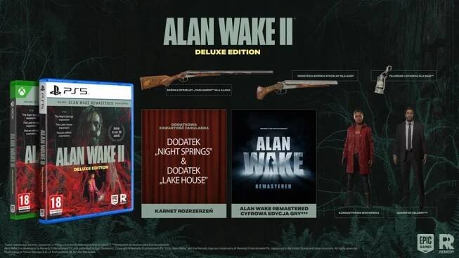 ALAN WAKE 2 DELUXE EDICE PL PS5 Výrobce Epic Games