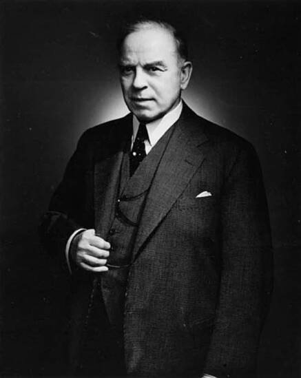 Portrait of the Rt. Hon. William L. Mackenzie King, Prime Minister of Canada from 1921 to 1926; from 1926 to 1930 and from 1935 to 1948. 