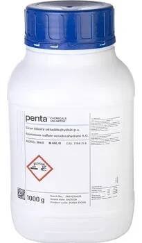 Síran hlinitý oktadekahydrát, p.a., 1000 g, Penta